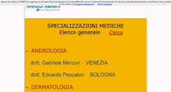 Desktop Screenshot of medicitaliani.net